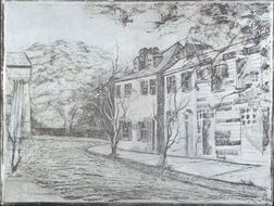 American School, 20th Century A Street in Charleston.